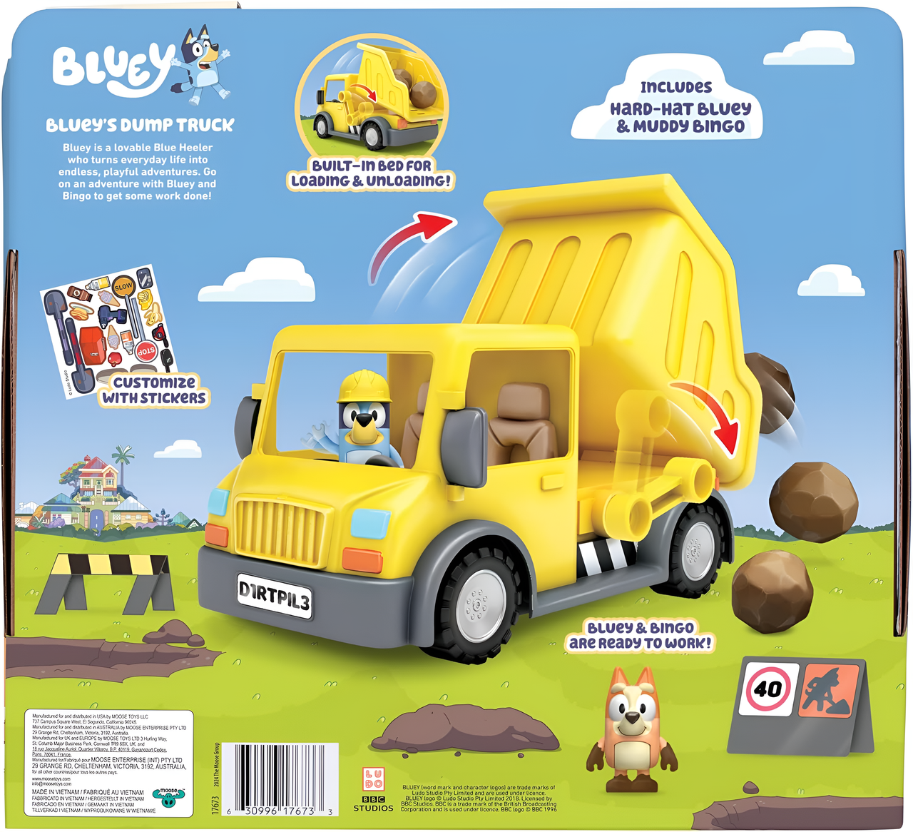 Bluey Dump Truck