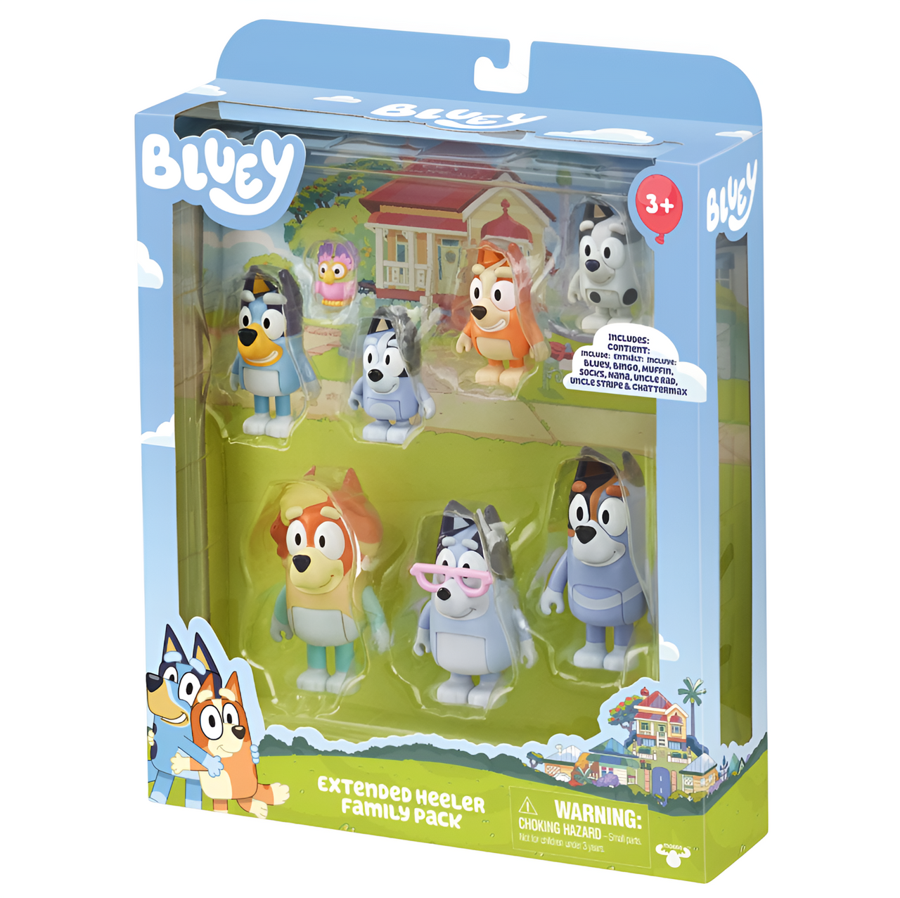 Bluey Extended Heeler Family Pack 2.5 inch