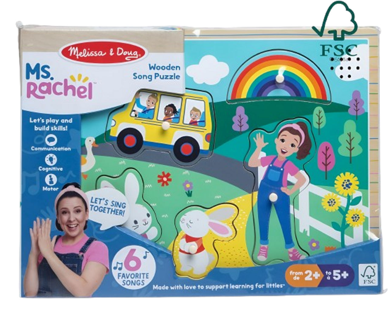 Melissa & Doug Ms. Rachel Wooden Song Puzzle — 6 Pieces Melissa & Doug Ms. Rachel Wooden Song Puzzle — 6 Pieces