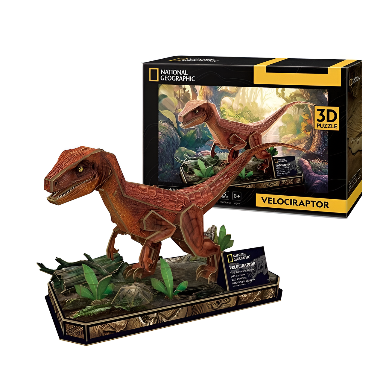 National Geographic - Velociraptor 3D Puzzle 63pc National Geographic - Velociraptor 3D Puzzle 63pc