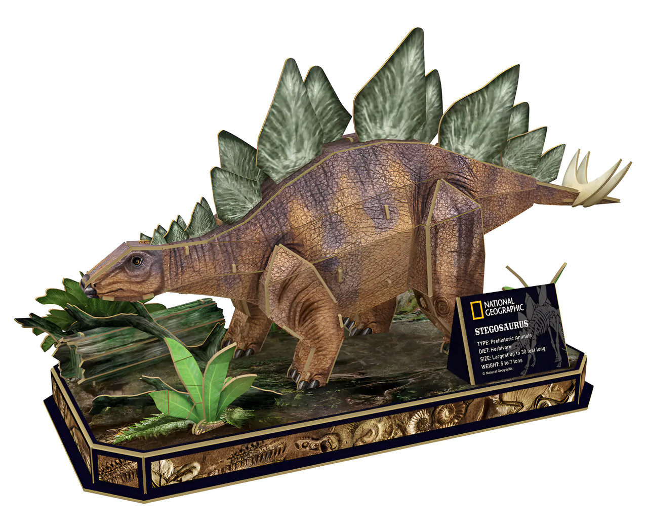 National Geographic - Stegosaurus 3D Puzzle 62pc
