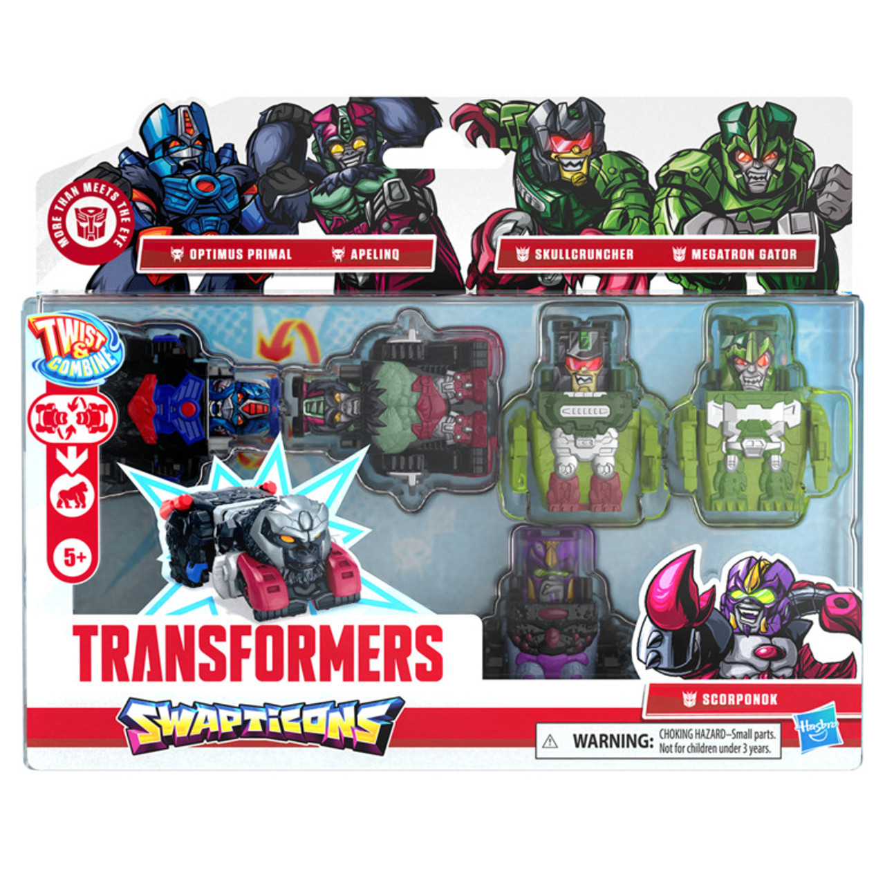 Transformers Swapticons Wild Jungle Mission 5-Pack