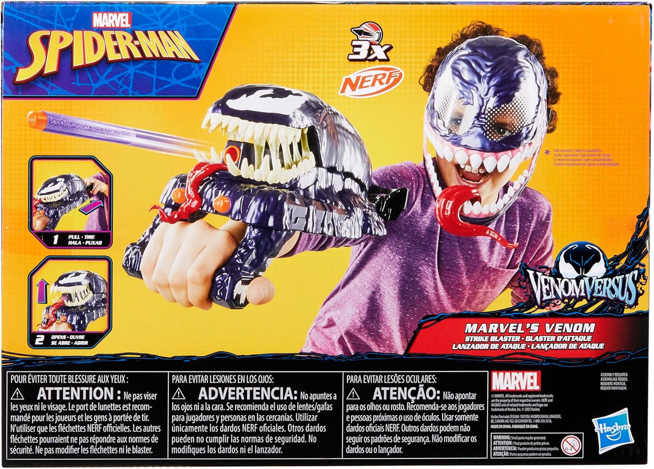 Marvel Spider-Man VenomVersus Marvel's Venom Strike Blaster