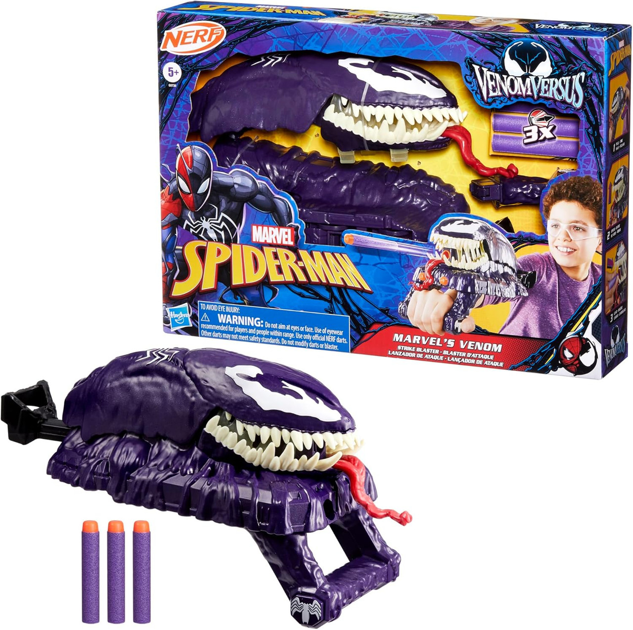 Marvel Spider-Man VenomVersus Marvel's Venom Strike Blaster