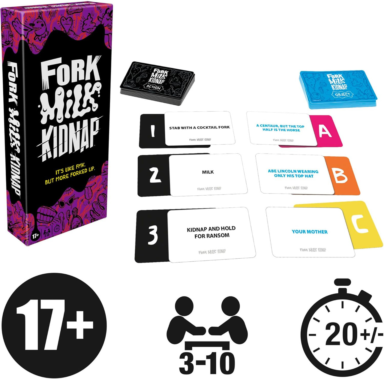 Fork Milk Kidnap Party Game Fork Milk Kidnap Party Game
