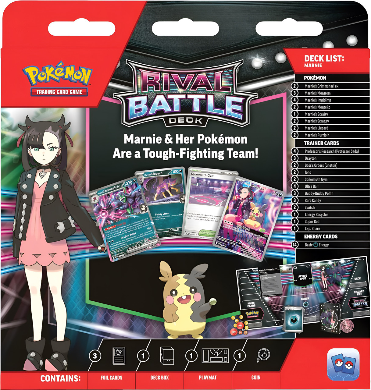 Pokemon TCG: Rival Battle Deck Marnie/Steven