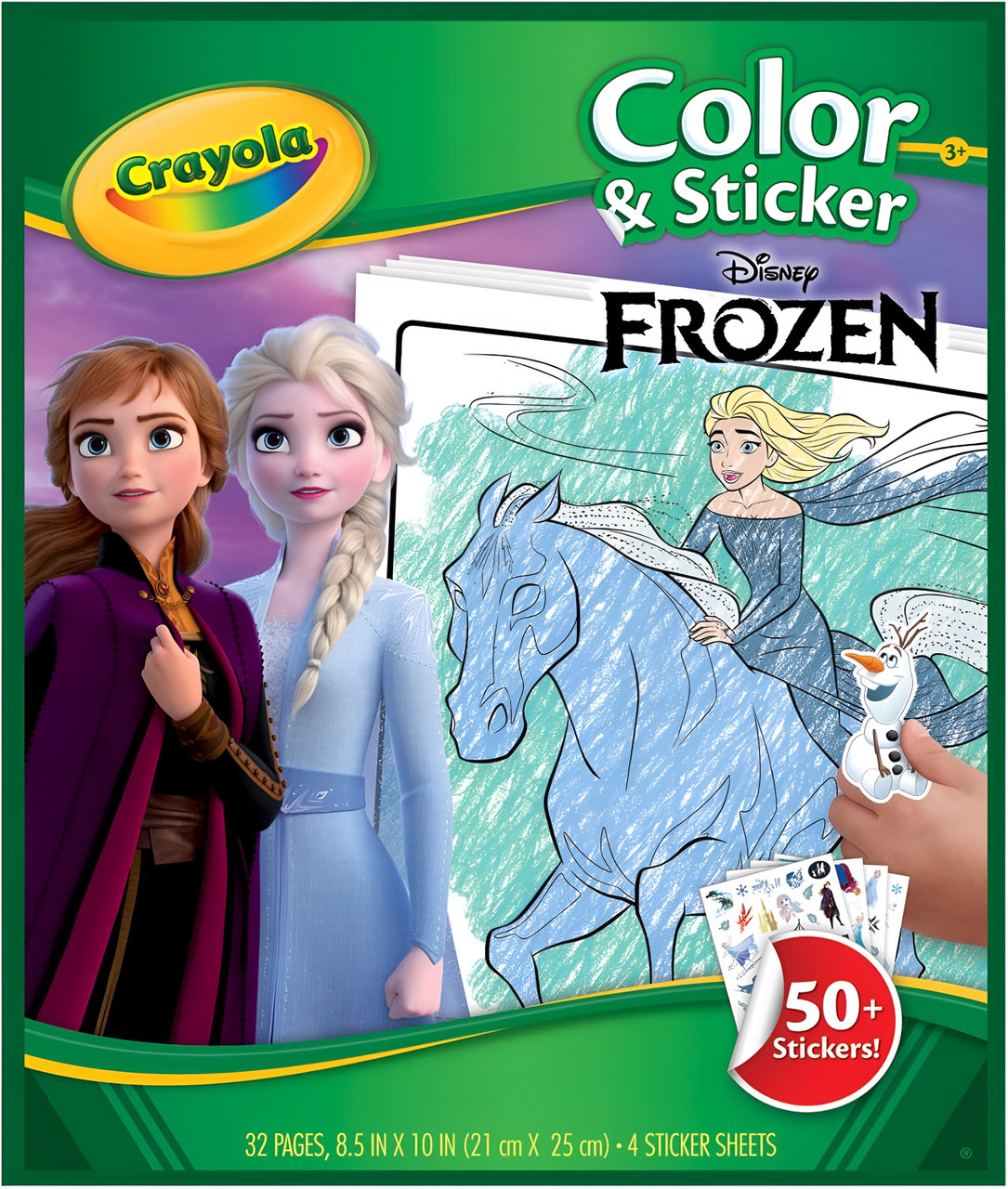 Crayola Colour & Sticker Book - Disney Frozen