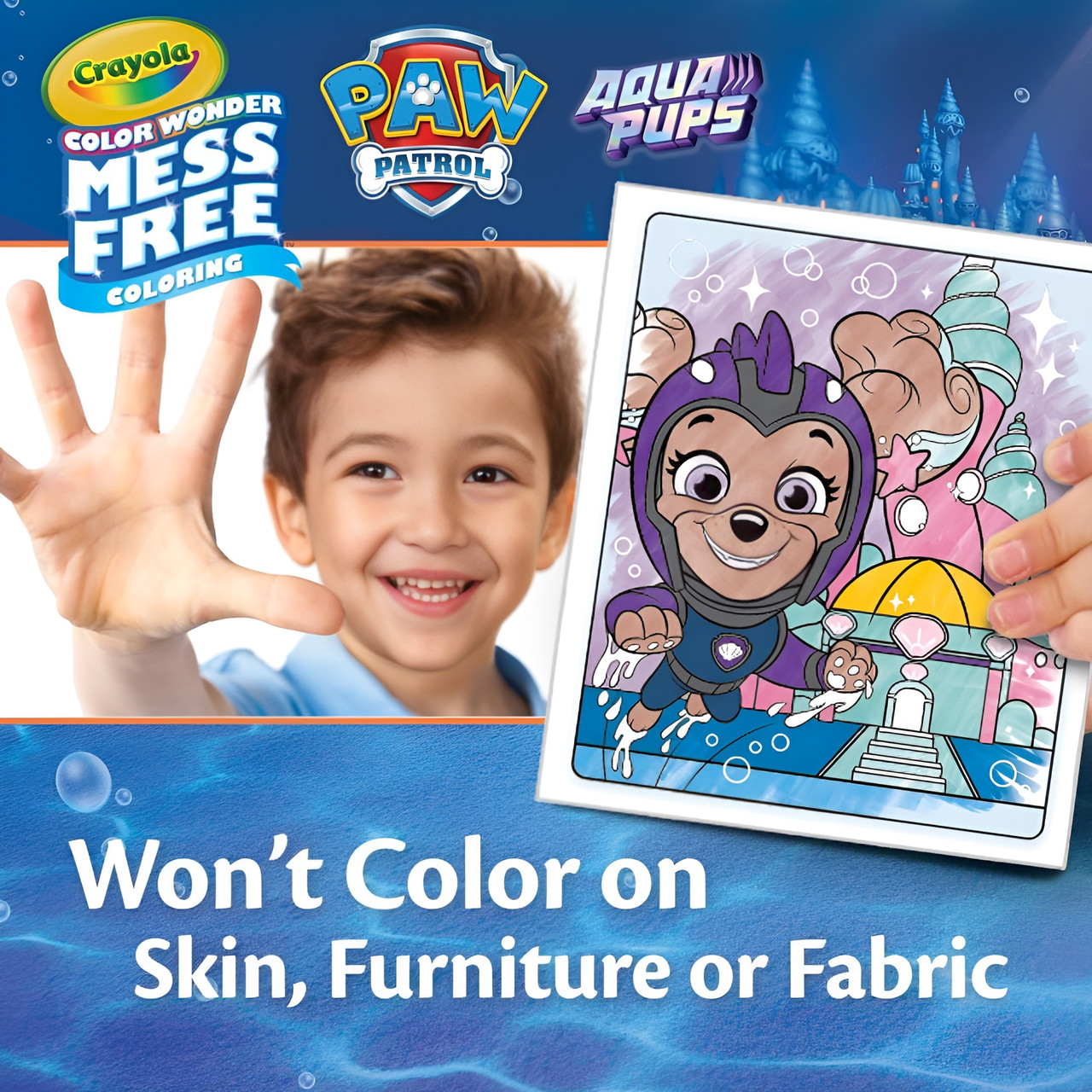 Crayola Colour Wonder - Paw Patrol Aqua Pups