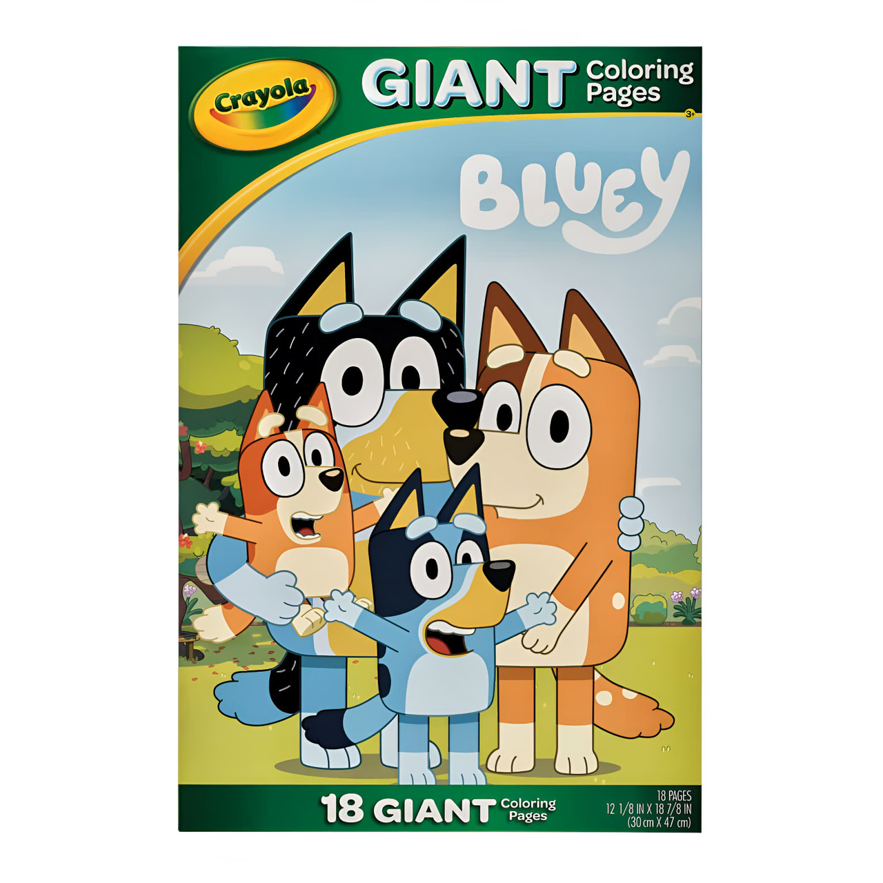 Crayola Giant Colouring Pages - Bluey