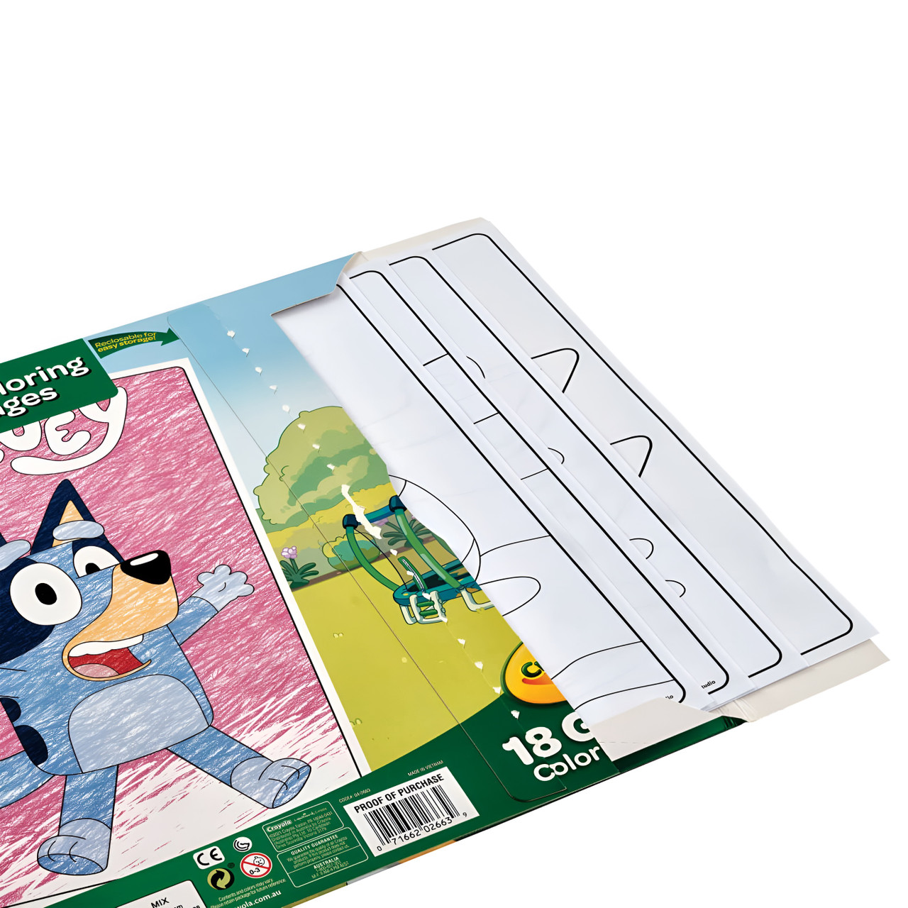 Crayola Giant Colouring Pages - Bluey