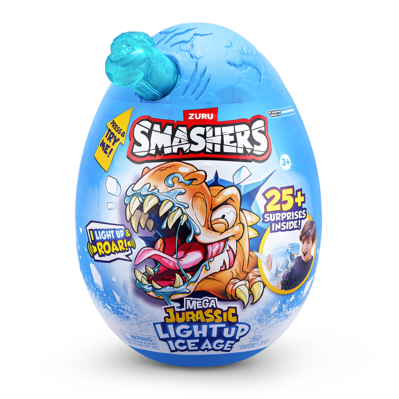 Smashers Dino Ice Age Light-Up Mega Egg