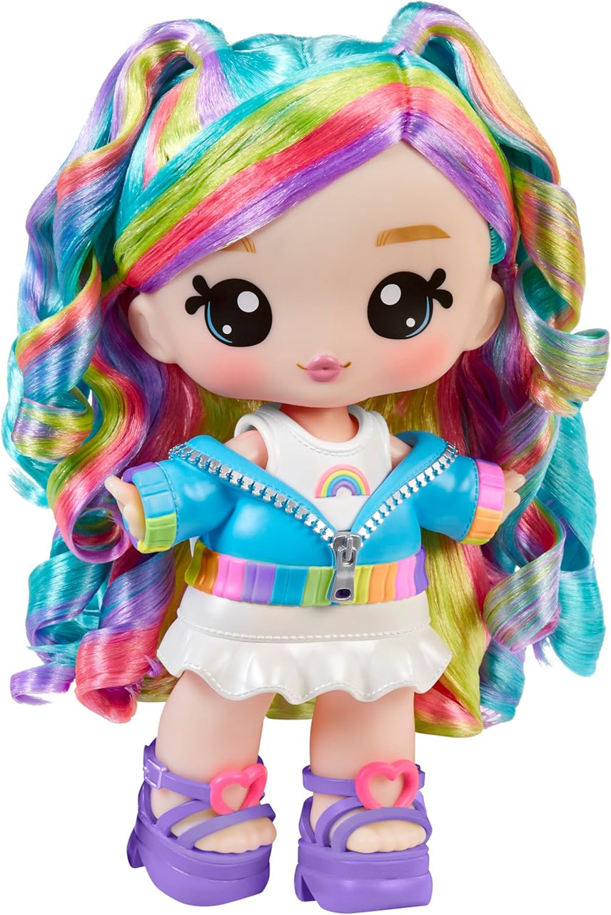 Yummiland Large Doll + Lip Gloss Pet - Skyler Rainbow Belt
