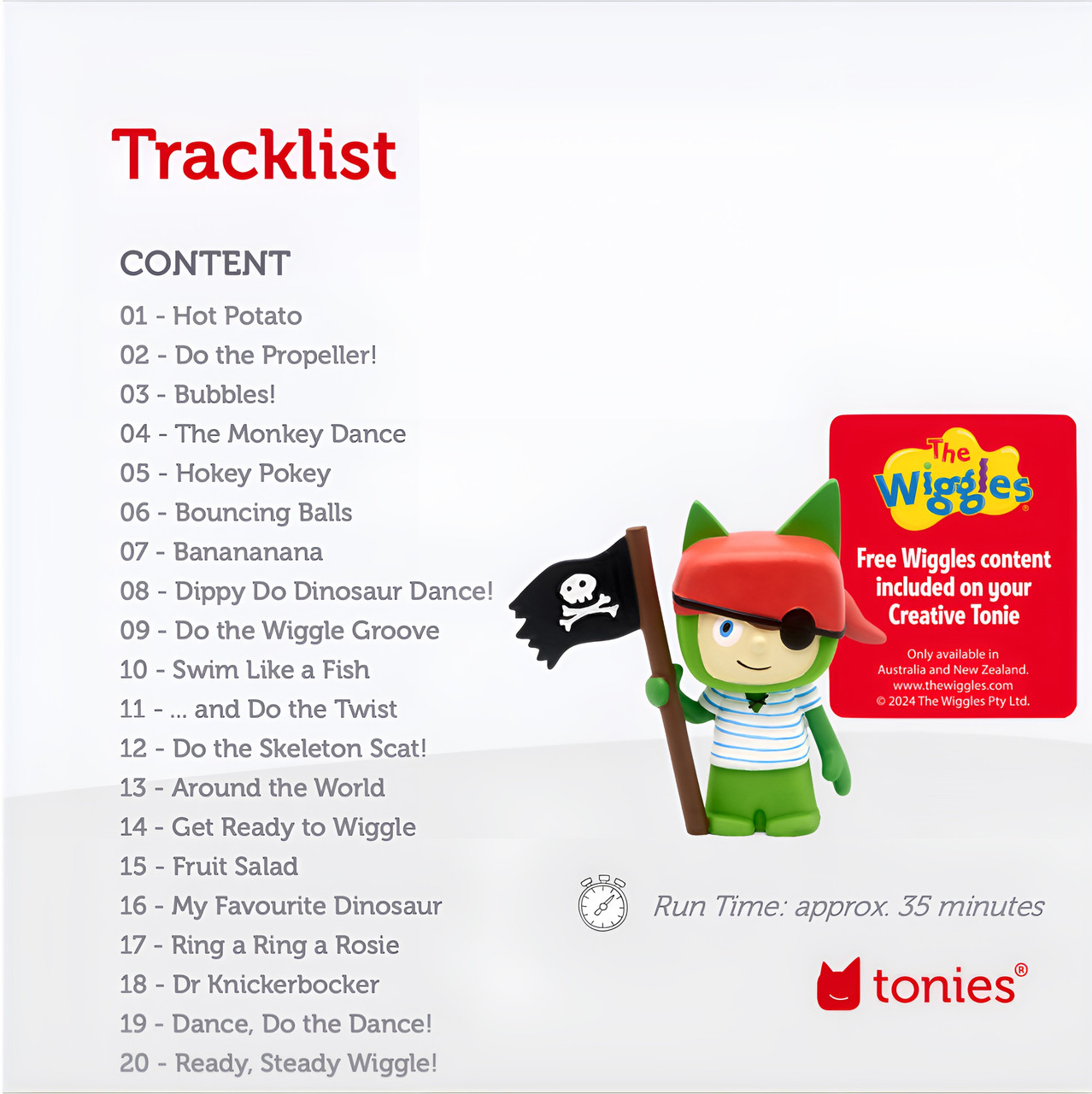 Creative Tonie x The Wiggles - Pirate Tonie Audio Character