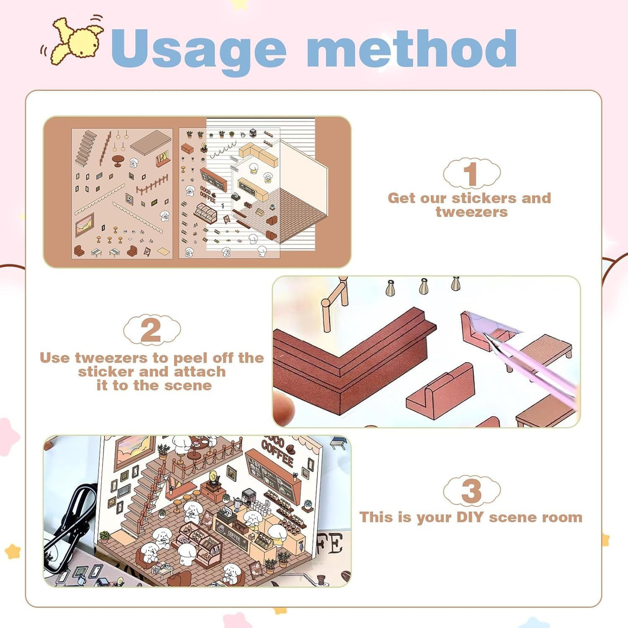 DIY 3D Sticker - Catto's Japanese Restaurant DIY 3D Sticker - Catto's Japanese Restaurant