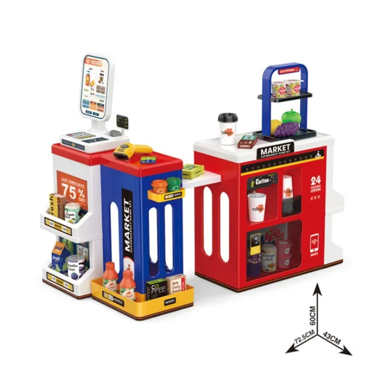 Wonder Co Play Junior Grocery Store & Checkout  Wonder Co Play Junior Grocery Store & Checkout