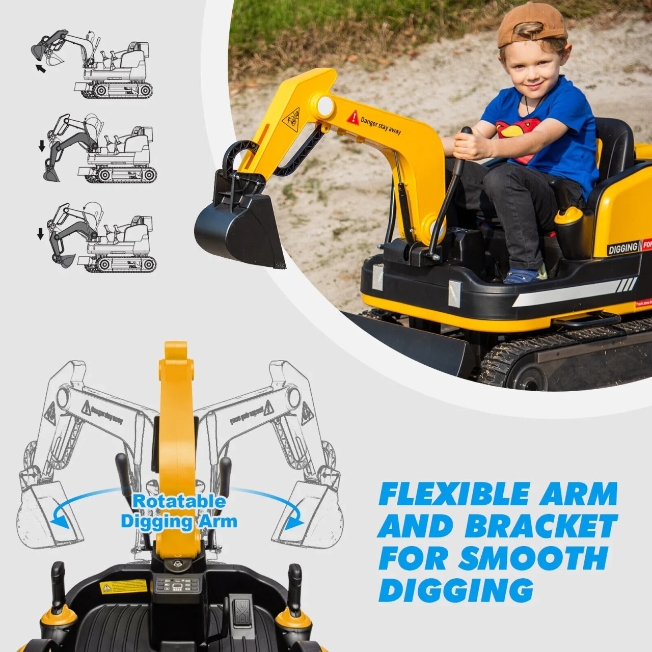 Swifte Rechargeable Fork Lift Truck 12V Ride-On