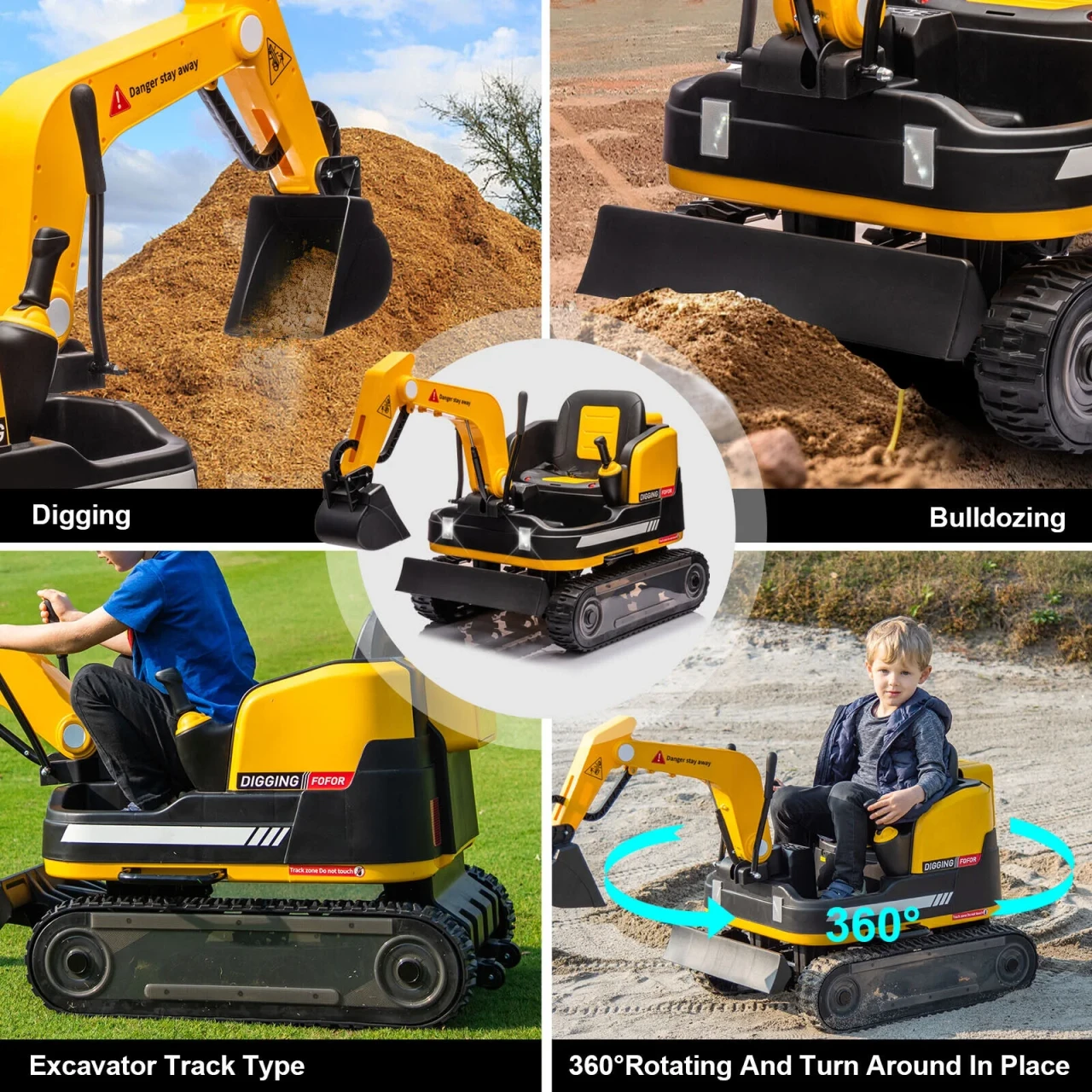 Swifte Rechargeable Fork Lift Truck 12V Ride-On