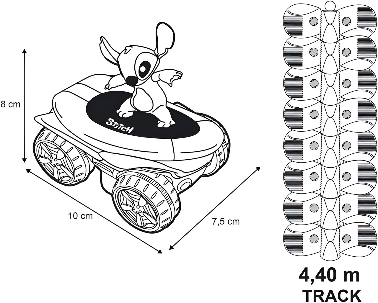 Disney Stitch Flextreme Discovery Track Set Disney Stitch Flextreme Discovery Track Set