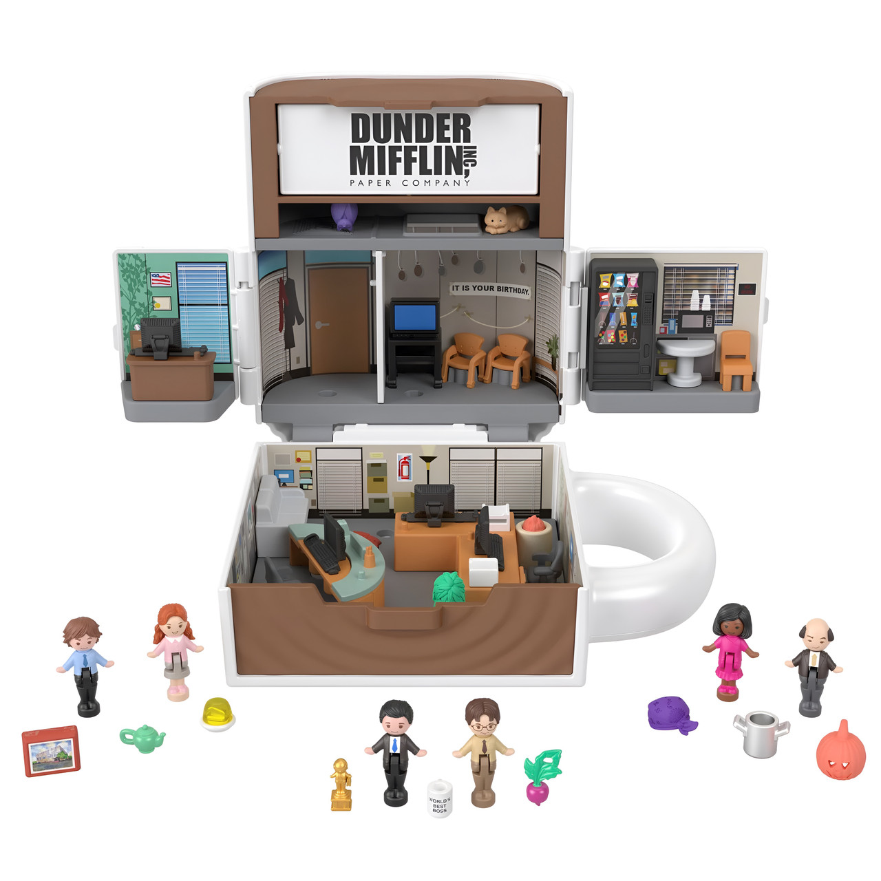 Polly Pocket x The Office Compact Polly Pocket x The Office Compact