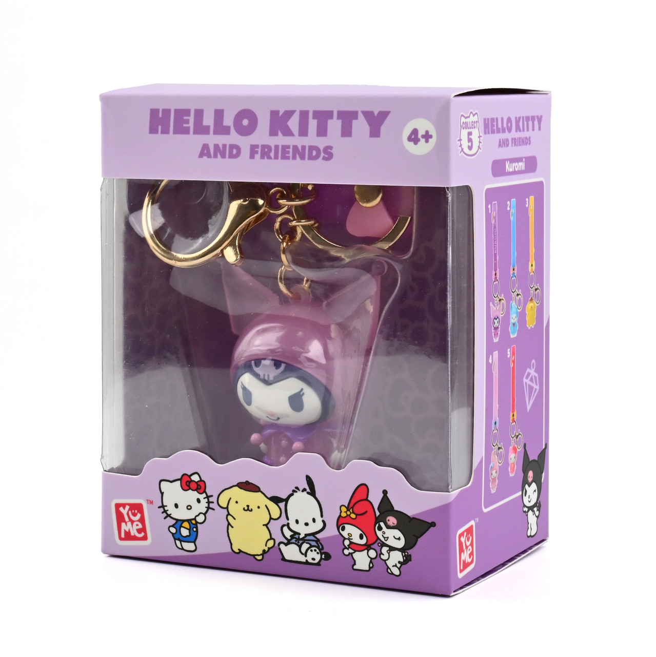 Hello Kitty YuMe Keychain with Hand Strap - Raincoat Hello Kitty YuMe Keychain with Hand Strap - Raincoat