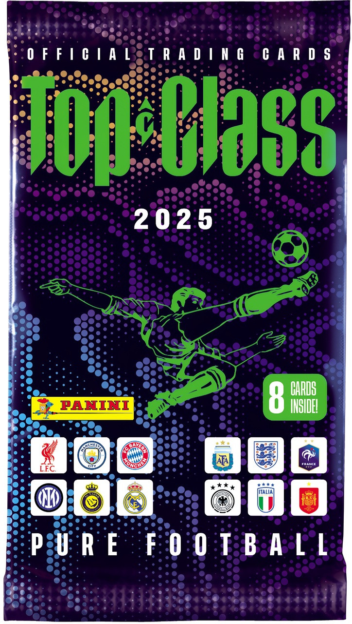 Top Class Soccer 2025 Trading Cards - Booster Top Class Soccer 2025 Trading Cards - Booster