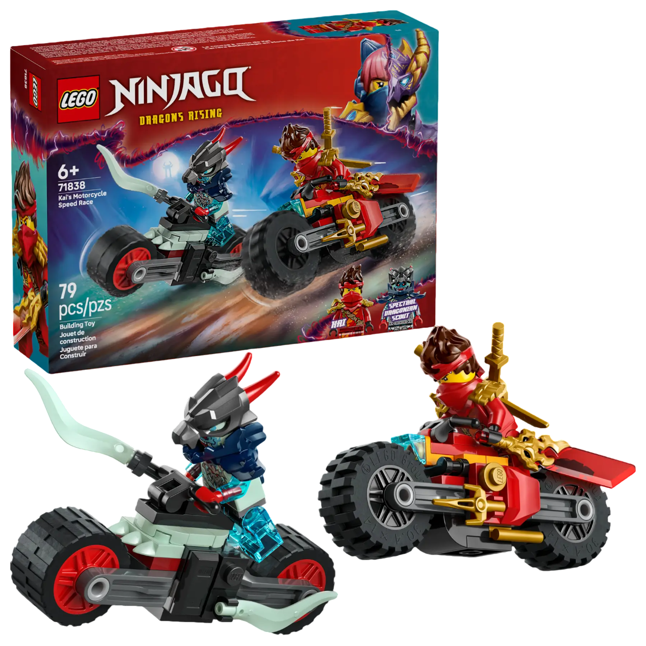 LEGO Ninjago Kai's Motorcycle Speed Race 71838