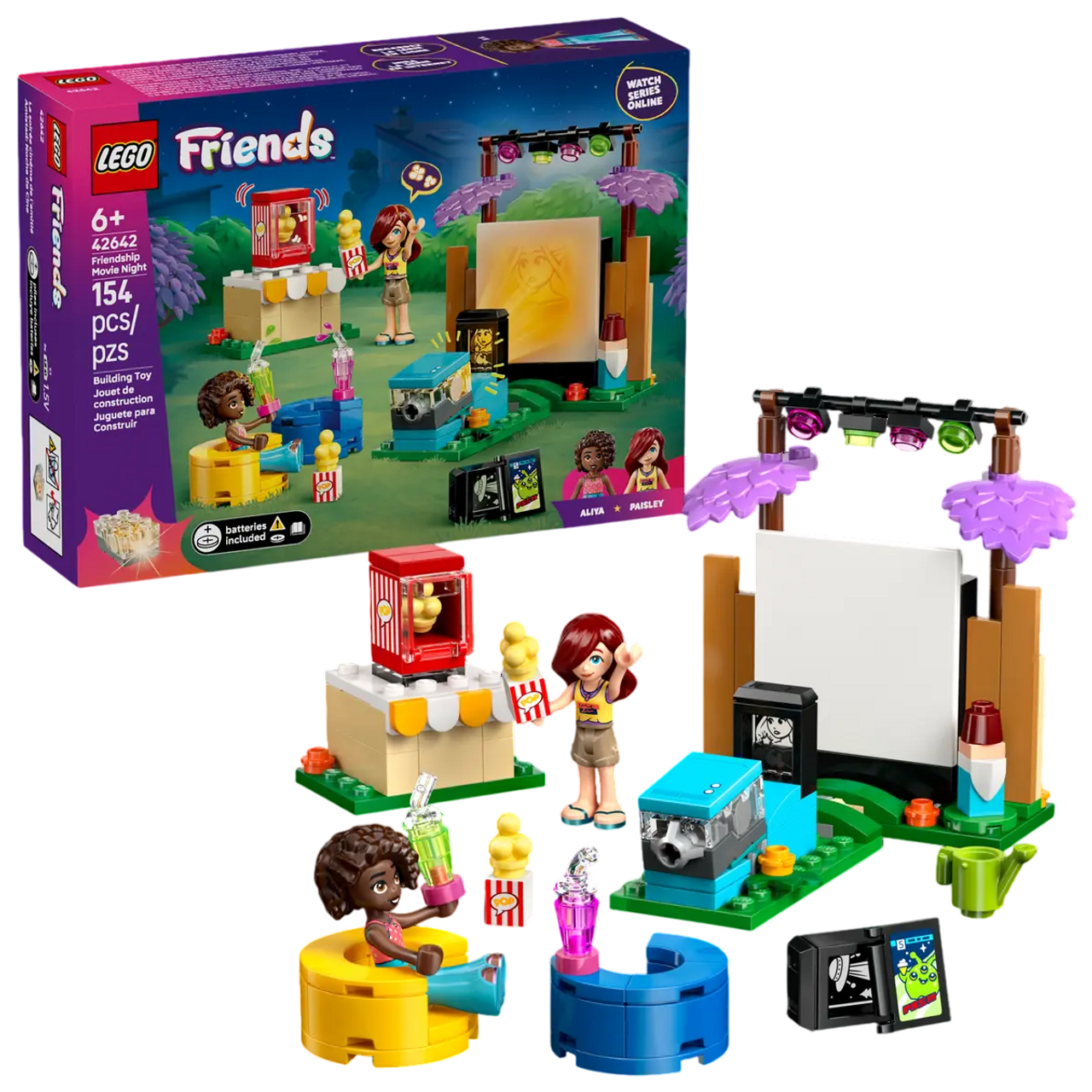 LEGO Friends Friendship Movie Night 42642