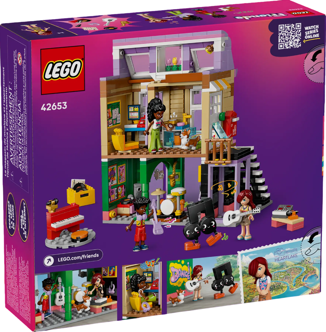 LEGO Friends Music Store & Apartment 42653