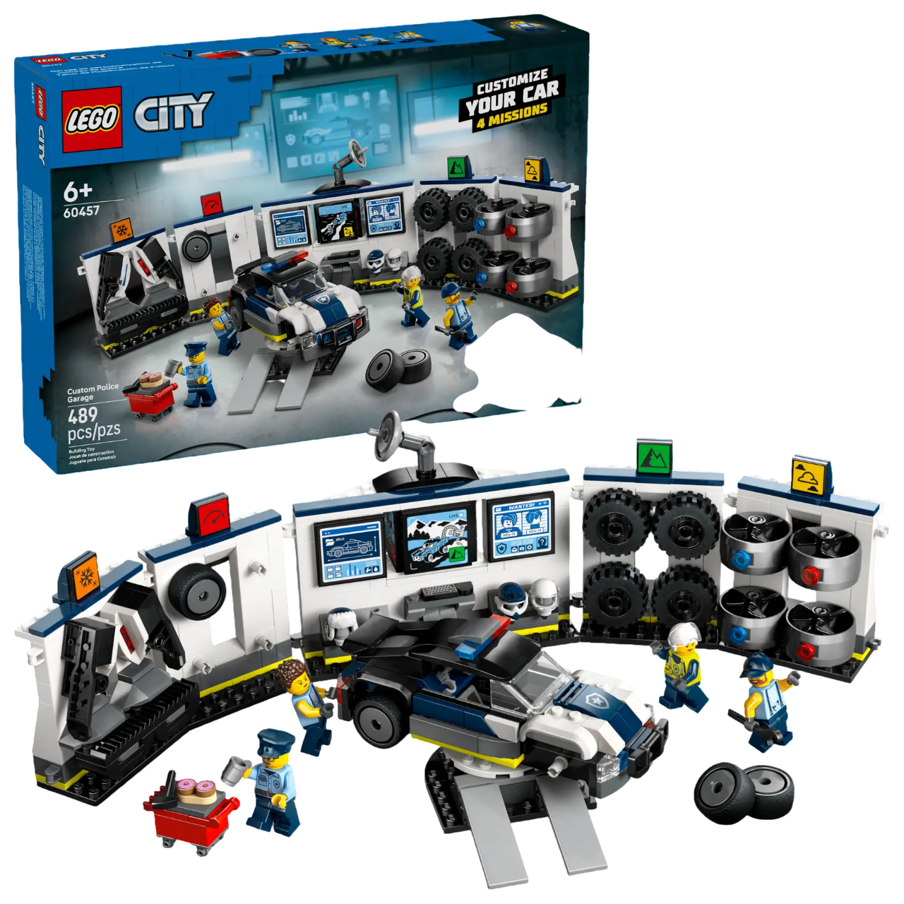 LEGO City Custom Police Car Garage 60457 LEGO City Custom Police Car Garage 60457