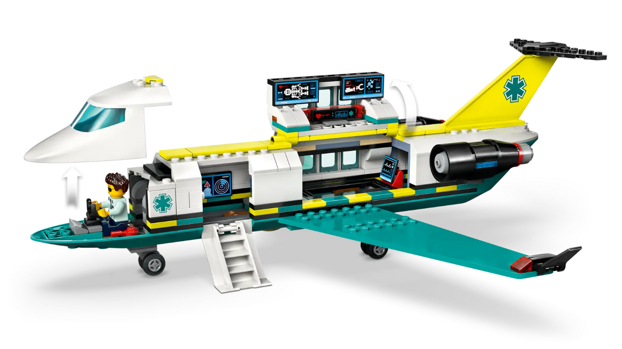 LEGO City Emergency Air Ambulance Airplane 60465