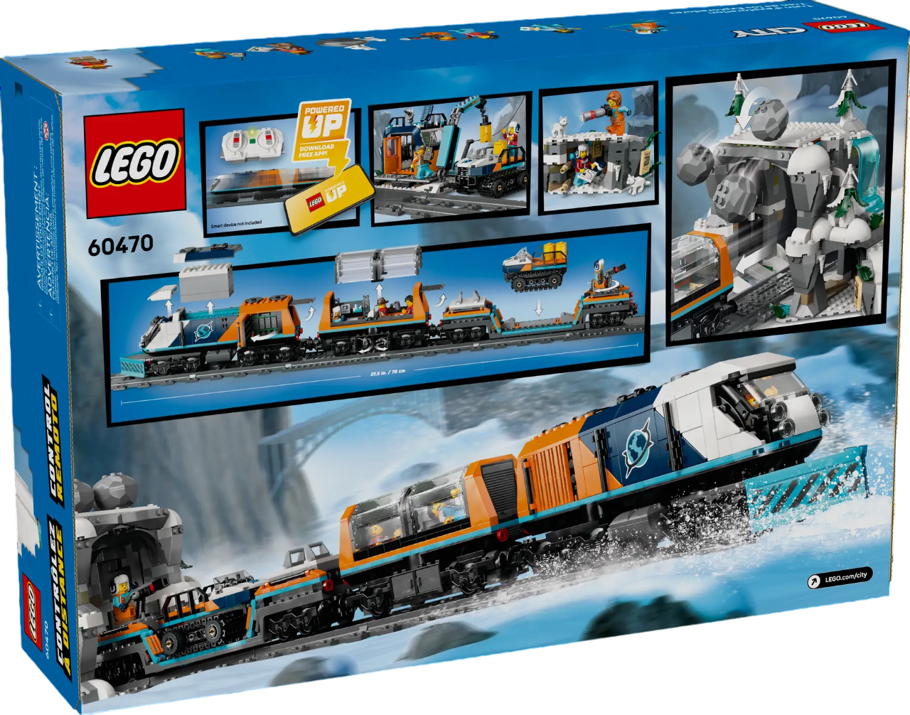 LEGO City Explorers' Arctic Polar Express Train 60470