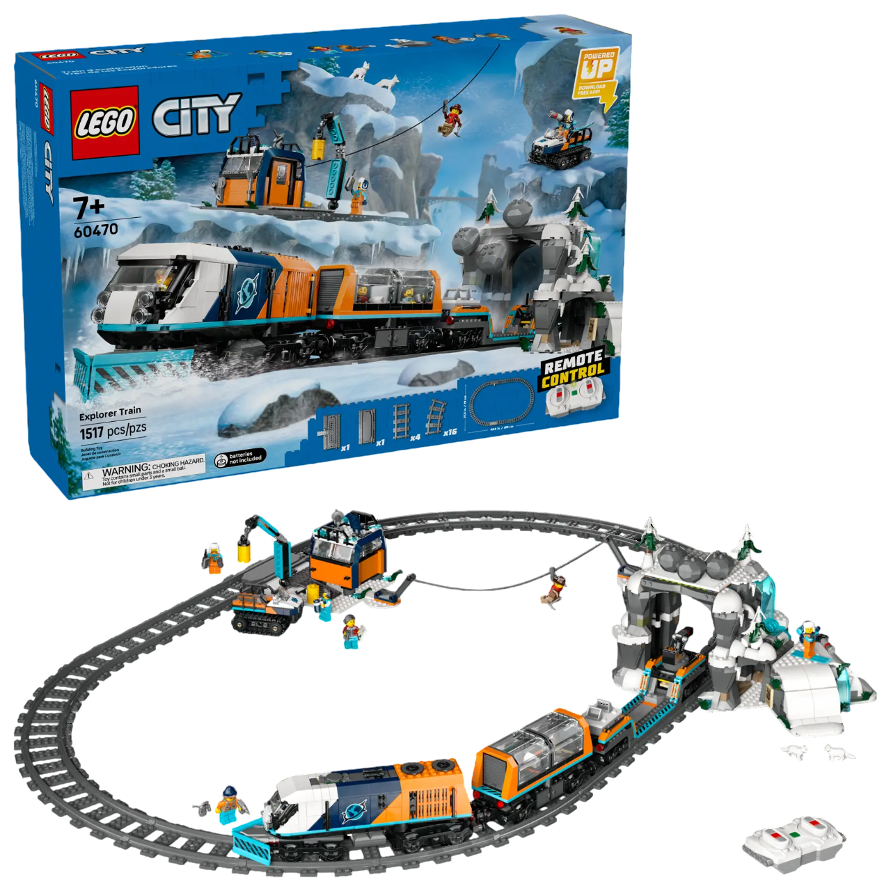 LEGO City Explorers' Arctic Polar Express Train 60470