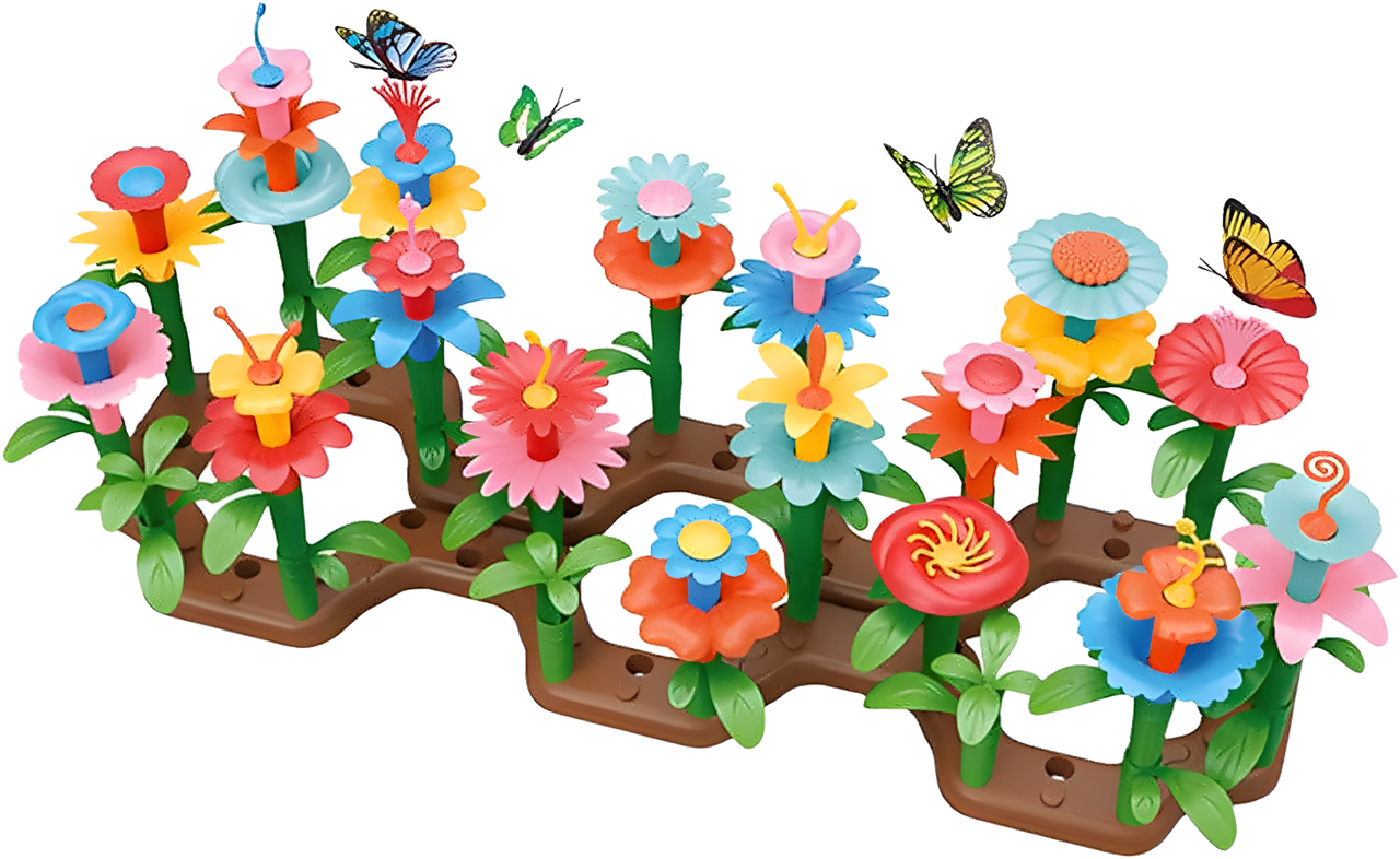 Flower Love Flower Garden Blocks 133pcs  Flower Love Flower Garden Blocks 133pcs