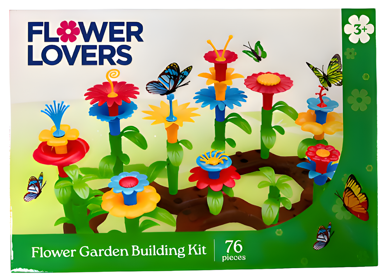 Flower Love Flower Garden Blocks 76pcs  Flower Love Flower Garden Blocks 76pcs