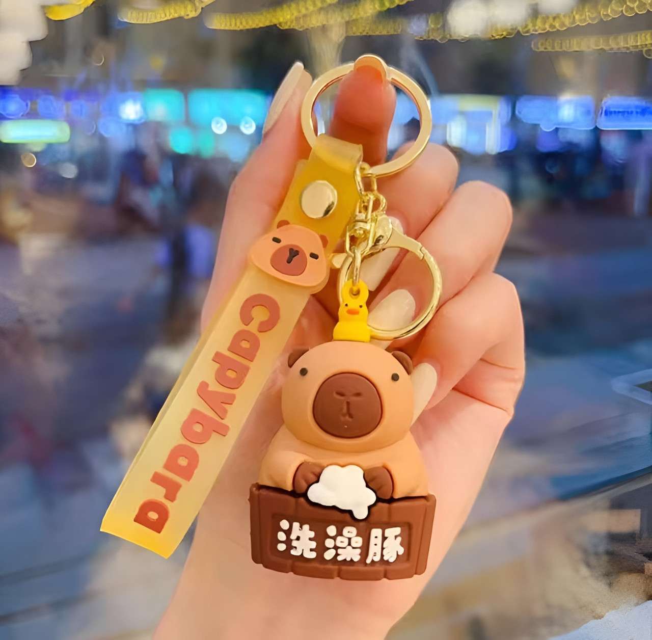 Popsey Capybara Keyring