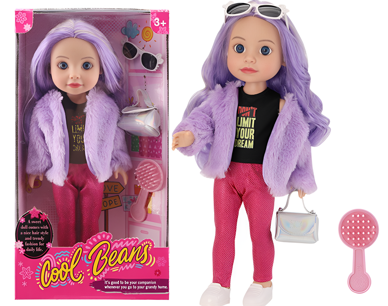 14 inch Fashion Doll Set 3pcs  14 inch Fashion Doll Set 3pcs