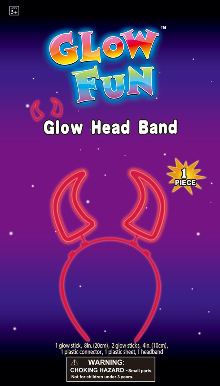 Glow Fun Devil Headand 