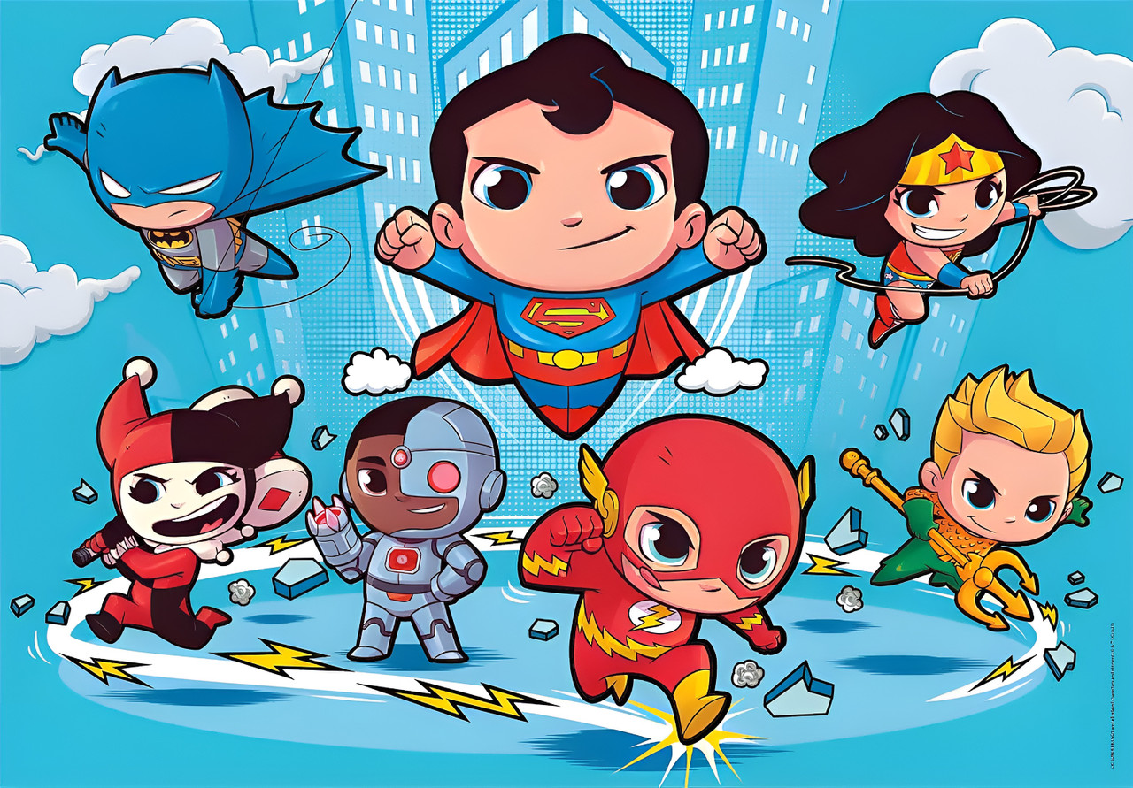 Clementoni - Supercolour DC Comics Superfriends Puzzle 30PC Clementoni - Supercolour DC Comics Superfriends Puzzle 30PC