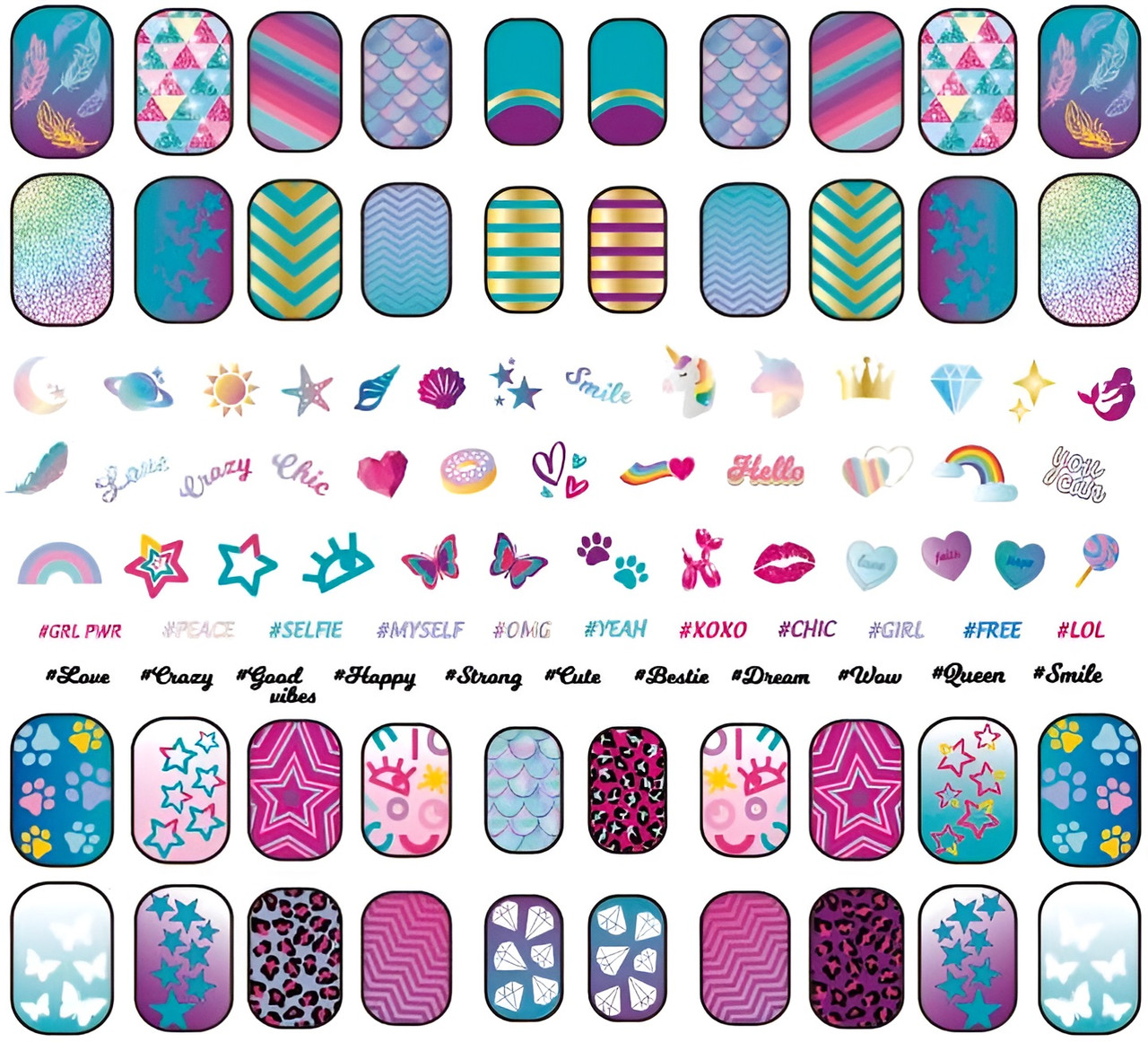 Clementoni Crazy Chic - Crazy Chic-Fluo Nail