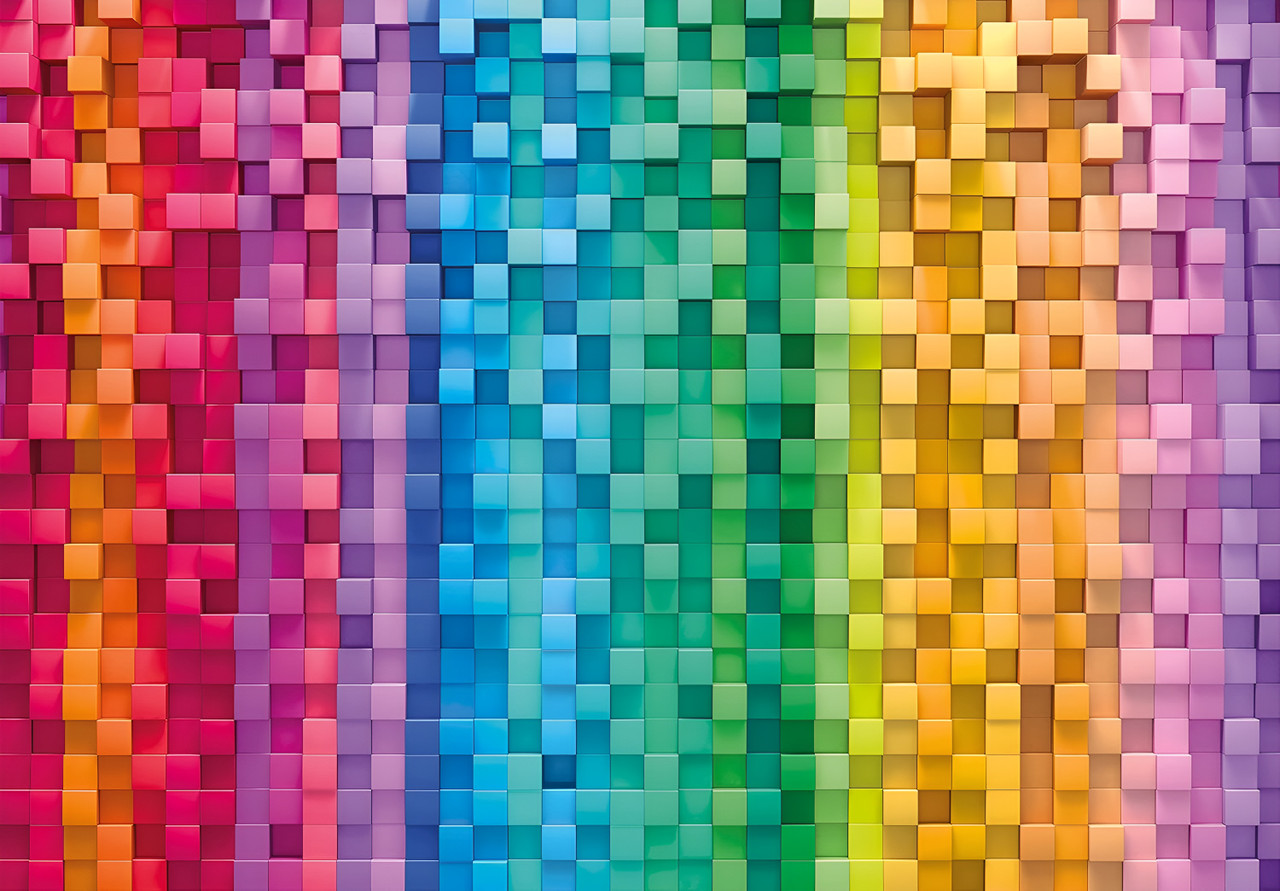 Clementoni - Colourboom Pixels Puzzle 1500PC Clementoni - Colourboom Pixels Puzzle 1500PC