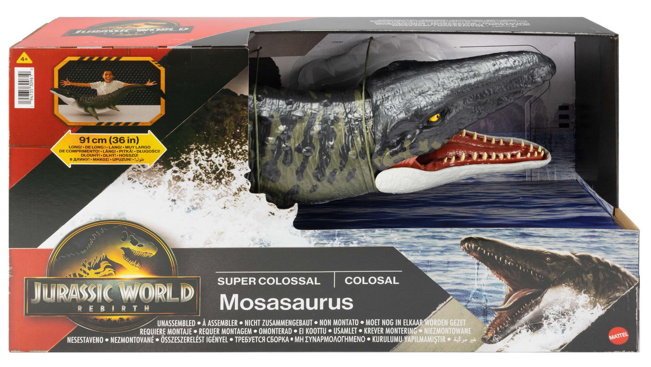 Jurassic World Rebirth Super Colossal Mosasaurus Figure