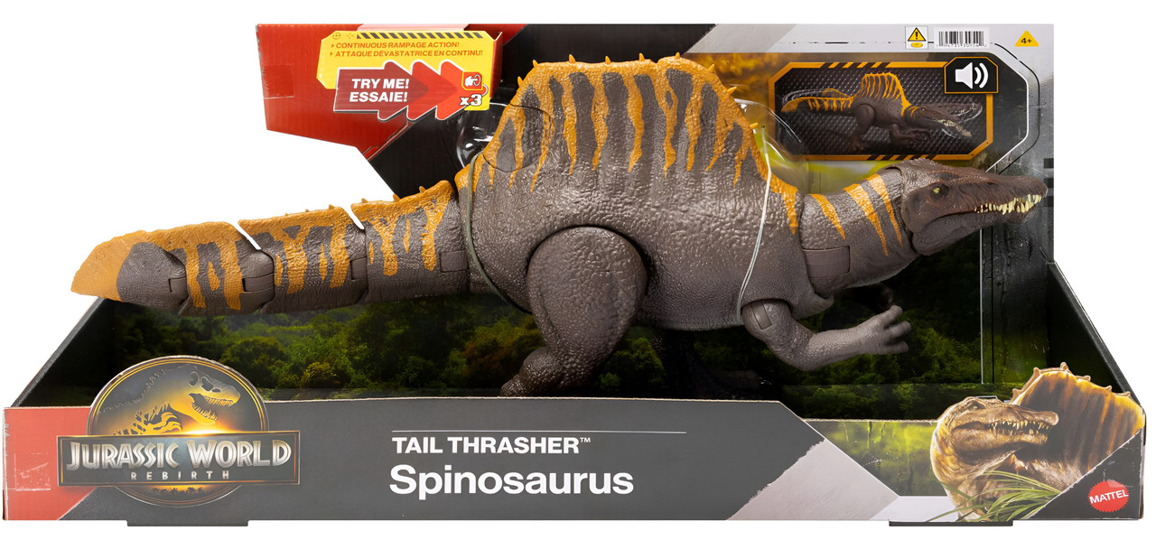 Jurassic World Rebirth Tail Thrasher Spinosaurus Figure Jurassic World Rebirth Tail Thrasher Spinosaurus Figure