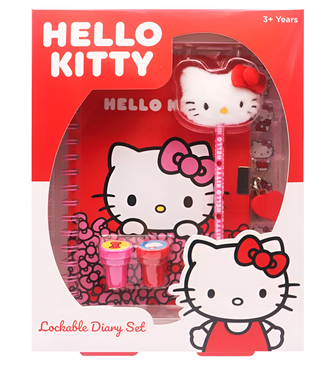 Hello Kitty Lockable Diary Set Hello Kitty Lockable Diary Set