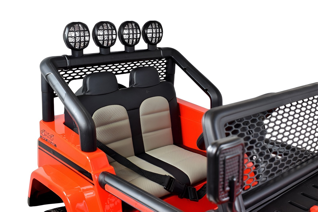 Red Off-Road Electric Ride-On Jeep Red Off-Road Electric Ride-On Jeep