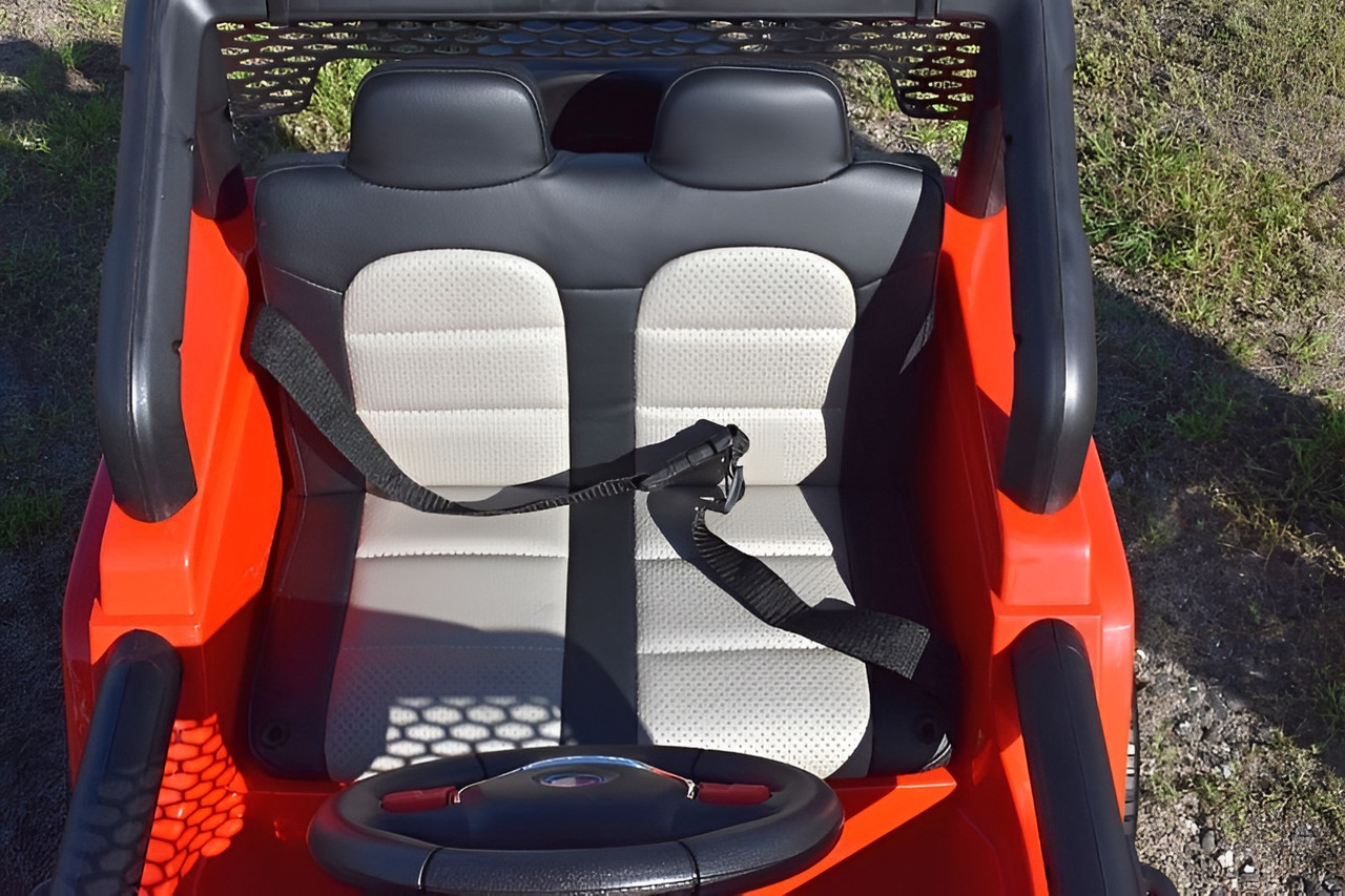 Red Off-Road Electric Ride-On Jeep Red Off-Road Electric Ride-On Jeep