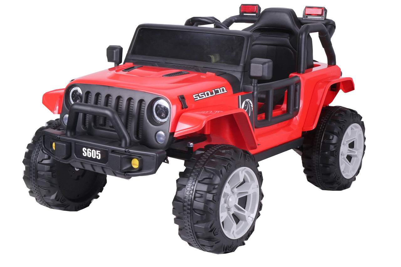 Kids 4X4 Style Electric Ride On Car - Red Kids 4X4 Style Electric Ride On Car - Red