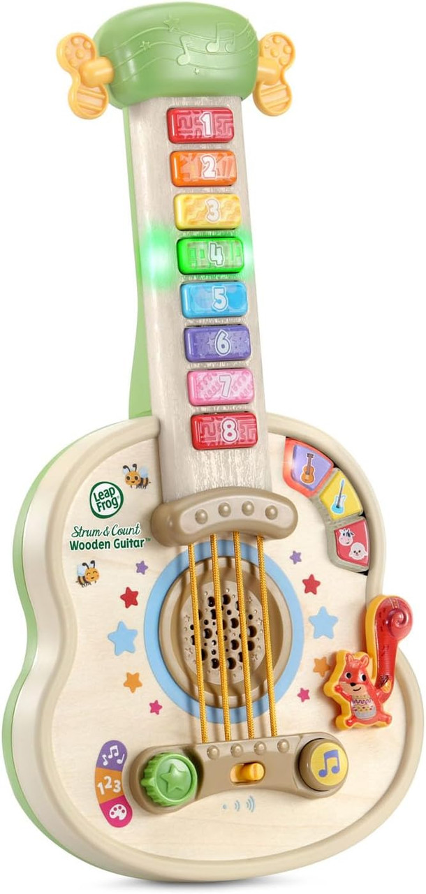 LeapFrog Strum & Count Wooden Guitar
