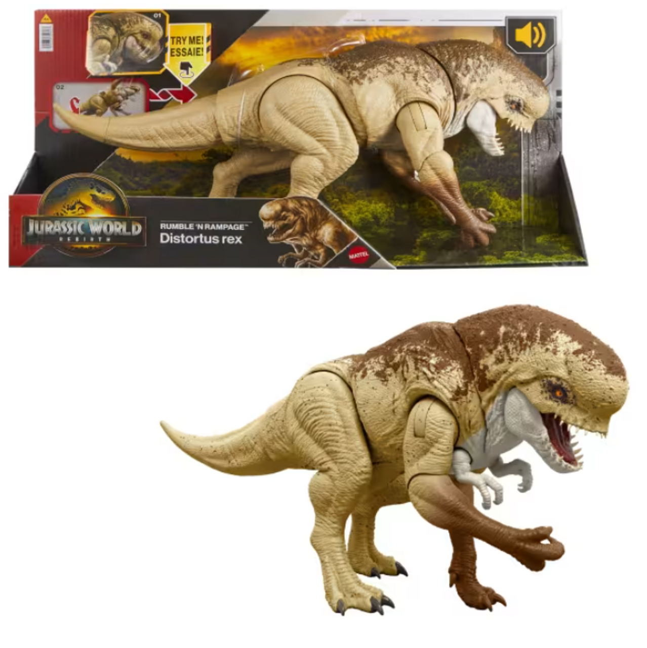 Jurassic World Rebirth Distortus Rex Action Figure Jurassic World Rebirth Distortus Rex Action Figure