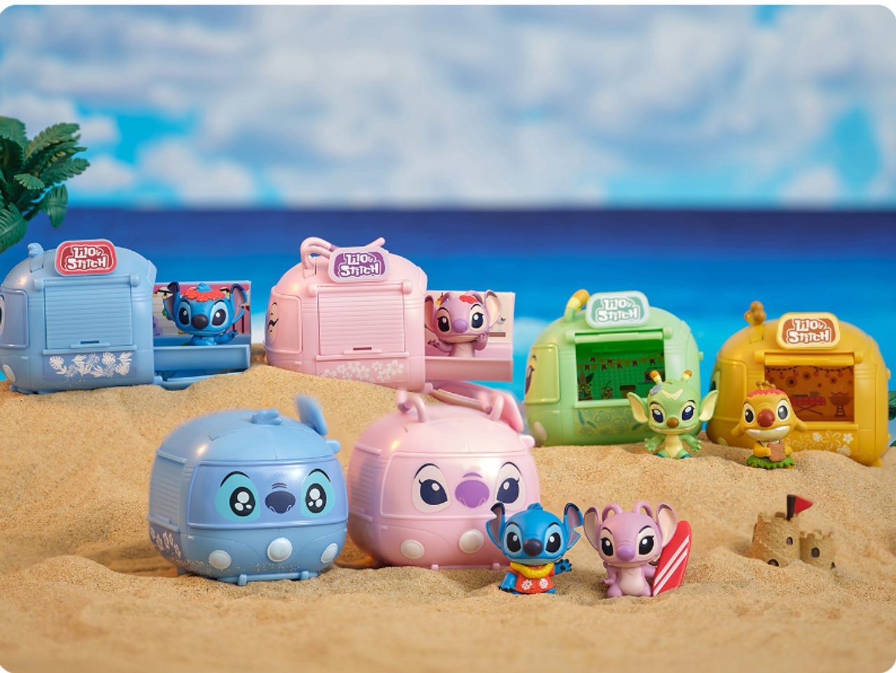 Disney Stitch Camper Van Series Blind Box  Disney Stitch Camper Van Series Blind Box