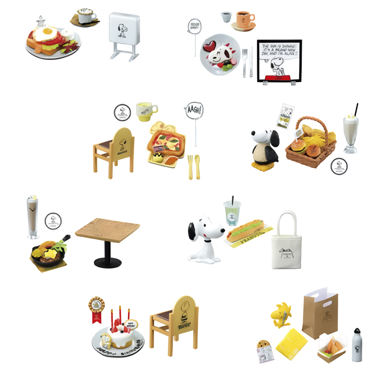 Snoopy Peanuts Cafe Tour with You! Blind Box 